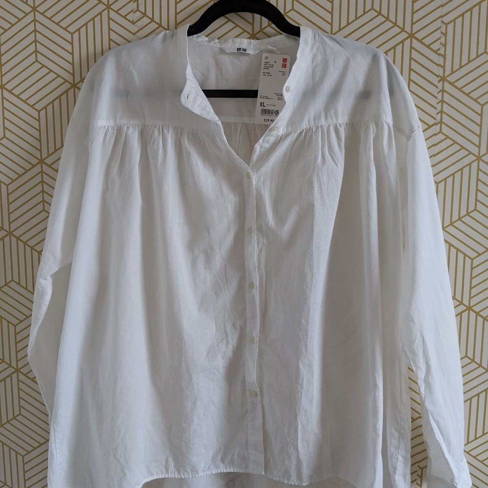 [NWT] 100% cotton white shirt size XL